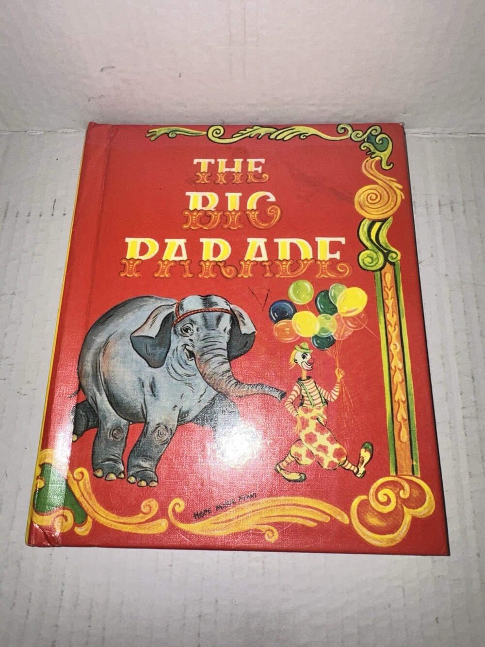 Vintage 1993 The Big Parade Personalized Childrens Book Create-A-Book Circus